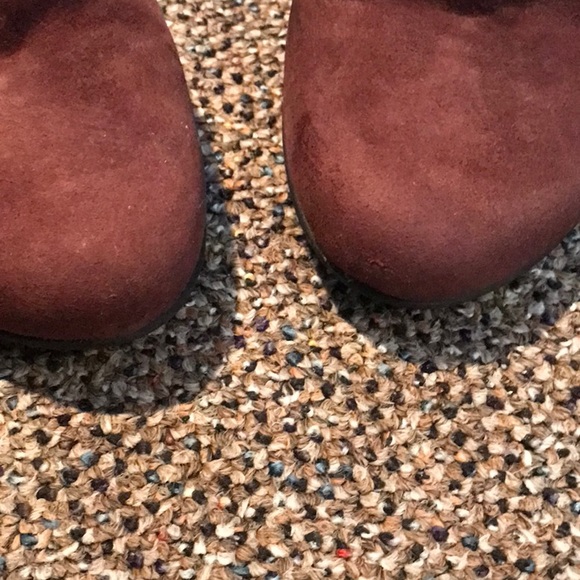 Boden burgundy suede booties size 41 EU / 9 US - Picture 3 of 9